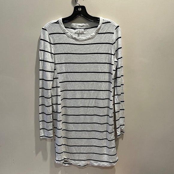 Lou & Grey Striped Sweater Dress, Size S - Picture 1 of 6